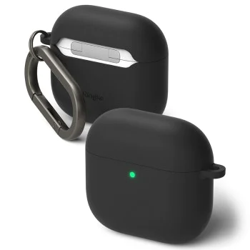 Калъф за AirPods 4 - Силиконов Ringke - Черен
