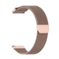 Каишка за Huawei Watch GT 4 (41 мм)/W1/Honor Watch S1/Garmin Venu 2S/Vivoactive 4S - Каишка за часовник 18 мм (W009) - розово злато