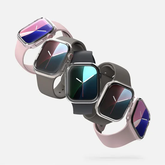 Протектор за Apple Watch 10 42mm (комплект 2) - Ringke Slim - Clear / Matte Black