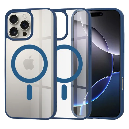 Калъф за iPhone 16 Pro Max - MagSafe Pro - син