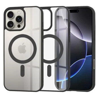 Калъф за iPhone 16 Pro Max - MagSafe Pro - черен