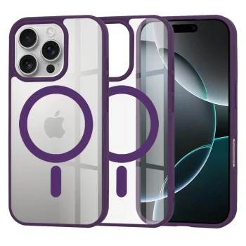 Калъф за iPhone 16 Pro - MagSafe Pro - Лилав