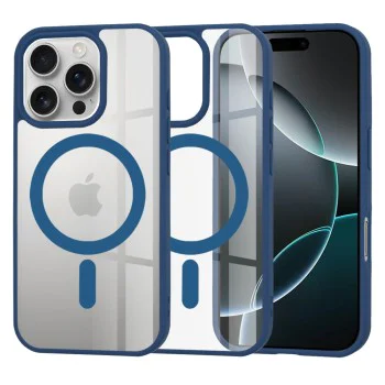 Калъф за iPhone 16 Pro - MagSafe Pro - син