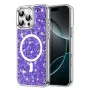 Калъф за iPhone 16 Pro - Sparkly Glitter MagSafe MagSafe - Лилав