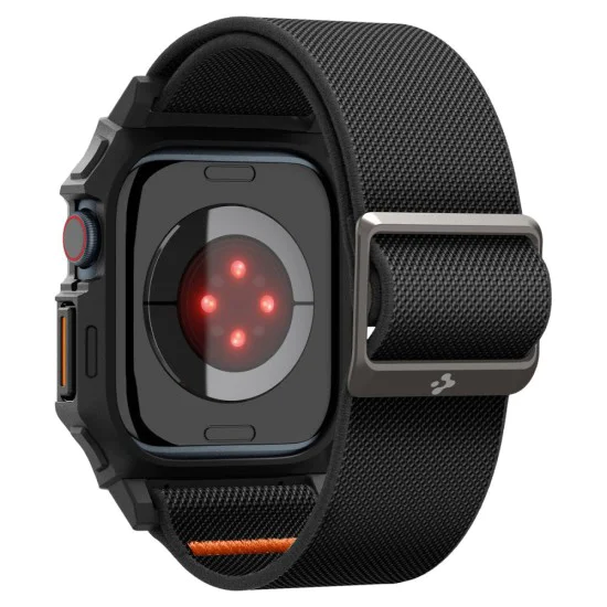 Протектор за Apple Watch 10 42 мм + каишка - Spigen Lite Fit Pro - черен мат