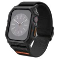 Протектор за Apple Watch 10 42 мм + каишка - Spigen Lite Fit Pro - черен мат