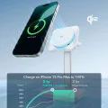 MagSafe Apple Charging Station with Portable Watch Charger - ESR CryoBoost Qi2 (2C58008) - Черен