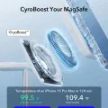 MagSafe Apple Charging Station with Portable Watch Charger - ESR CryoBoost Qi2 (2C58008) - Черен