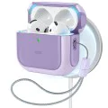 Калъф за Apple AirPods 4 - ESR Orbit Hybrid HaloLock - Лилав