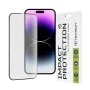 Протектор за iPhone 14 Pro Max - 111D Full Cover / Full Glue Glass - черен