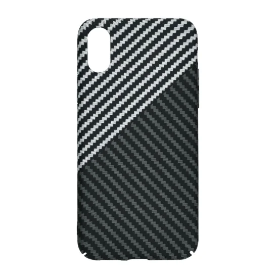Калъф за iPhone XR - Carbonite FiberShell - Stealth Gray
