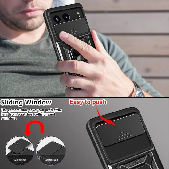 Калъф за OnePlus Nord 4 - CamShield Series - син