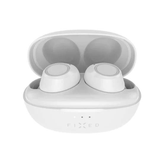 Bluetooth слушалки V5.3 с TWS - фиксирани (FIXBDS-WH) - бели