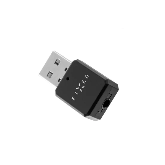 Аудио приемник с микрофон, Bluetooth - фиксиран (FIXSIG-BK) - черен