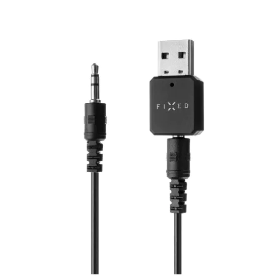 Аудио приемник с микрофон, Bluetooth - фиксиран (FIXSIG-BK) - черен