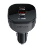 Зарядно за кола B14 – Acefast, 2x USB-C, USB, 165W, бързо зареждане, интелигентен контрол на температурата – черно