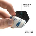 Метални пластини за магнитна магнитна стойка - фиксирани (FIXIC-PL-BK) - черни