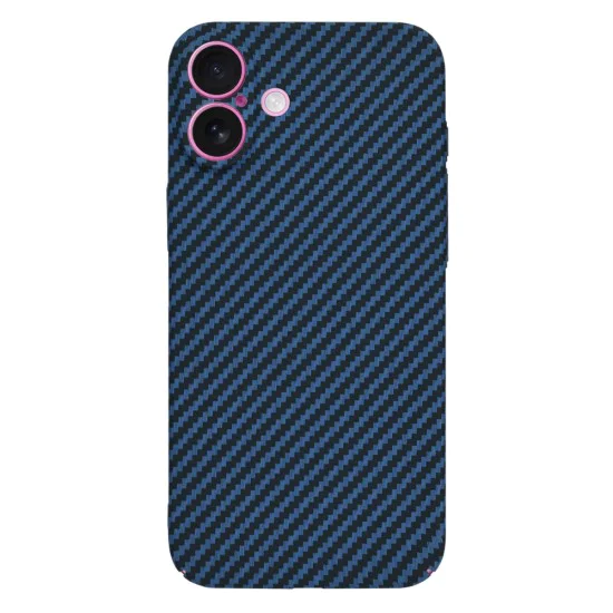 Калъф за iPhone 16 Plus - Carbonite FiberShell - Cyan