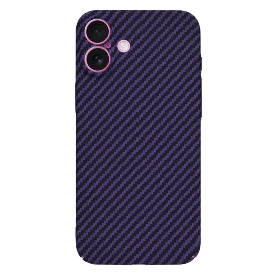 Калъф за iPhone 16 Plus - Carbonite FiberShell - Лилав