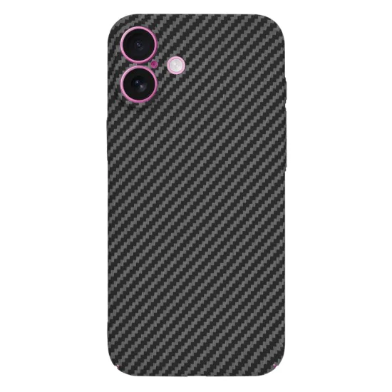 Калъф за iPhone 16 Plus - Carbonite FiberShell - Черен