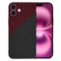 Калъф за iPhone 16 Plus - Carbonite FiberShell - Red Vortex