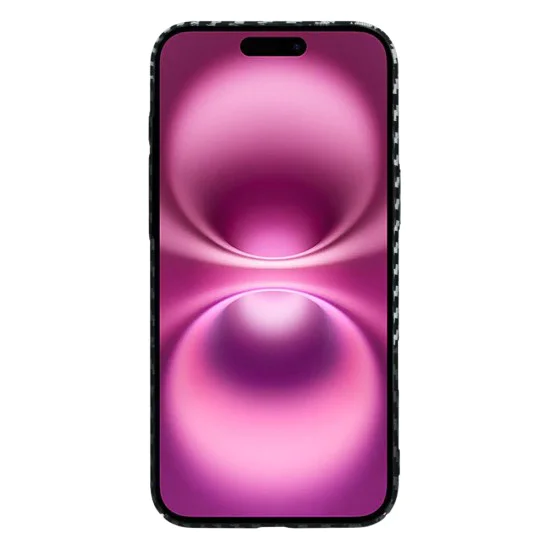 Калъф за iPhone 16 Plus - Carbonite FiberShell - Stealth Gray