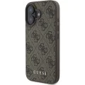 Калъф за iPhone 16 Plus - Guess Hardcase 4G Classic (GUHCP16MG4GFBR) - Кафяв