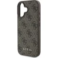 Калъф за iPhone 16 Plus - Guess Hardcase 4G Classic (GUHCP16MG4GFBR) - Кафяв