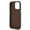 Калъф за iPhone 16 Pro - Guess Hardcase 4G Logo Plate MagSafe (GUHMP16LU4GPRB) - Син