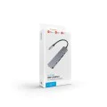 Хъб 2 x USB, Type-C, HDMI, Full HD, 5 Gbit/s, 100W - Фиксиран (FIXHU-MN-GR) - Сив