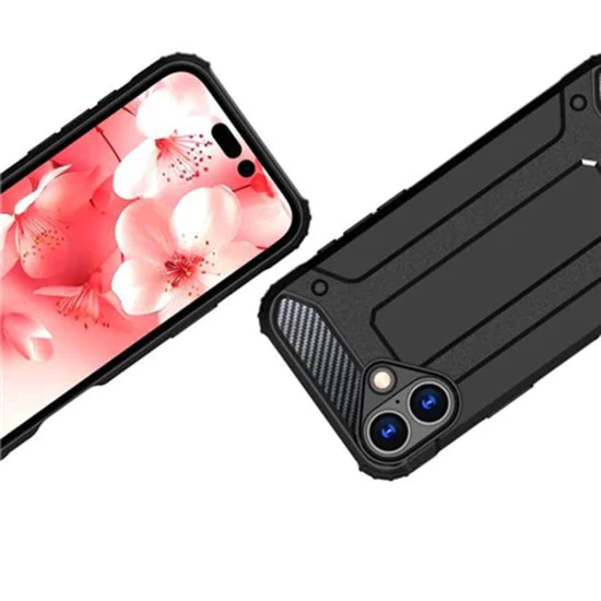Калъф за iPhone 16 Pro - Hybrid Armor - Черен