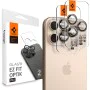 Протектор за камера за iPhone 16 Pro (комплект 2) - Spigen Glas.tR Optik EZ Fit Pro - Desert Titanium
