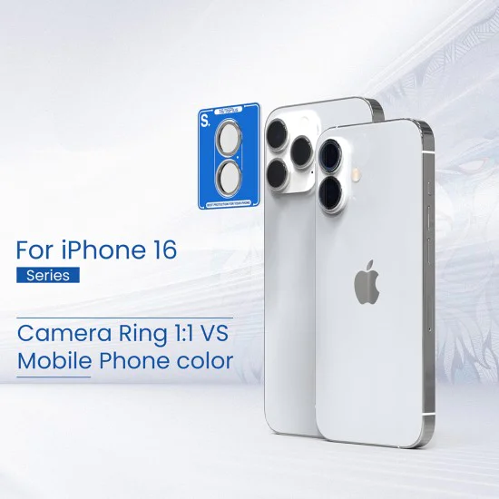 Протектор за iPhone 16 / iPhone 16 Plus - Lito S+ Camera Glass Protector - Черен