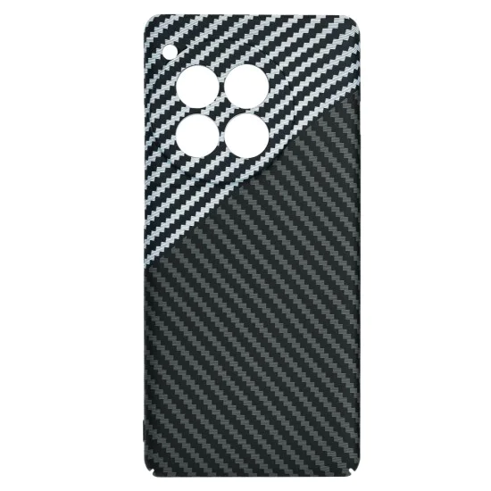 Калъф за OnePlus 12R - Carbonite FiberShell - Stealth Grey