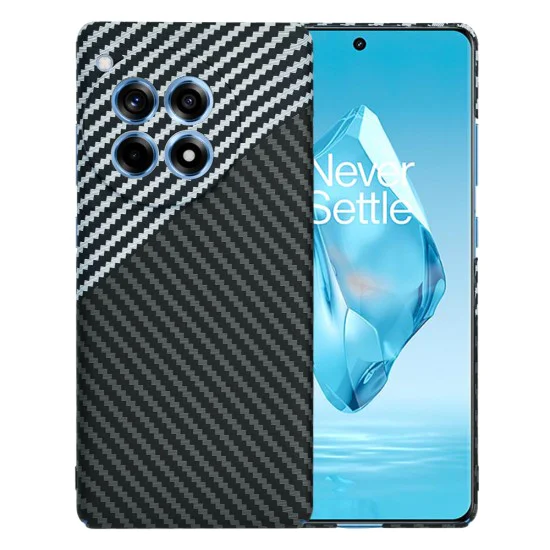 Калъф за OnePlus 12R - Carbonite FiberShell - Stealth Grey