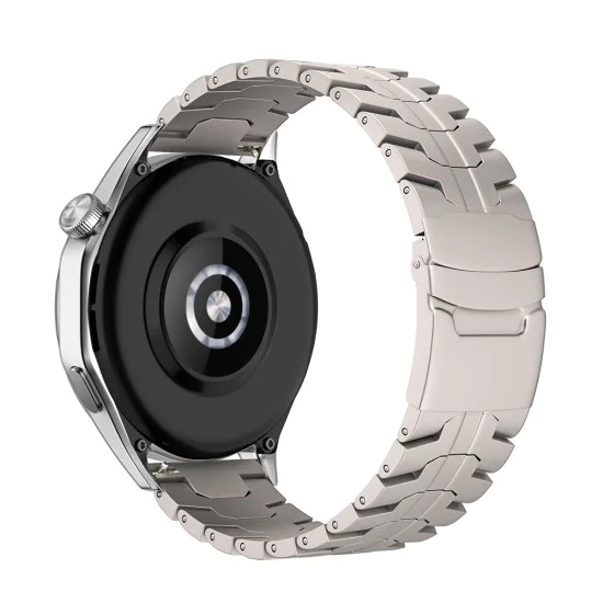 Каишка за Huawei Watch GT 2 (46 мм)/GT 2 Pro/GT 3 Pro (46 мм)/Ultimate, Xiaomi Watch S1 - Каишка за часовник (W063) - Титан