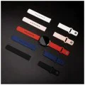 Каишка за Huawei Watch GT 2 (46 мм)/GT 2 Pro/GT 3 Pro (46 мм)/Ultimate, Xiaomi Watch S1 - Комплект фиксирани спортни каишки - Бял