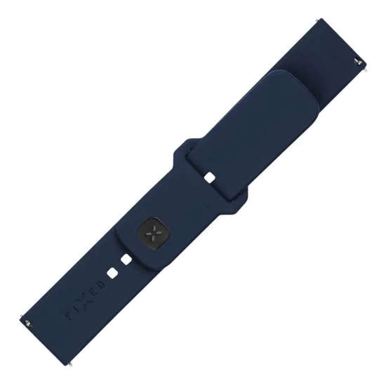Каишка за Huawei Watch GT 2 (46 мм)/GT 2 Pro/GT 3 Pro (46 мм)/Ultimate, Xiaomi Watch S1 - фиксиран комплект спортни каишки - син