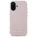 Калъф за IPhone 16 - Karl Lagerfeld Leather MagSafe (KLHMP16SPGMSRPP) - Pink FW Metal Plate