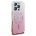 Калъф за iPhone 16 Pro - Guess IML Glitter Glitter Gradient MagSafe (GUHMP16LHGRHGRCELP) - Розов