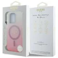 Калъф за iPhone 16 Pro - Guess IML Glitter Glitter Gradient MagSafe (GUHMP16LHGRHGRCELP) - Розов