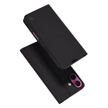 Калъф за iPhone 16 Plus - Magskin Book - Черен