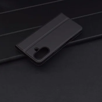 Калъф за iPhone 16 Plus - Magskin Book - Черен
