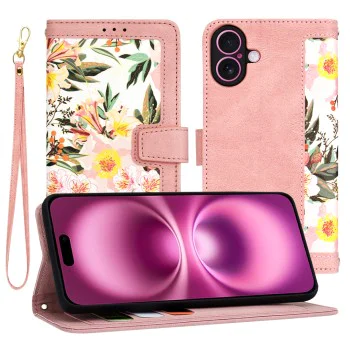 Калъф за iPhone 16 Plus - FlipCraft - Sweetheart Pink