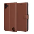 Калъф за Nothing CMF Phone 1 - Кожено Протектор - Кафяв