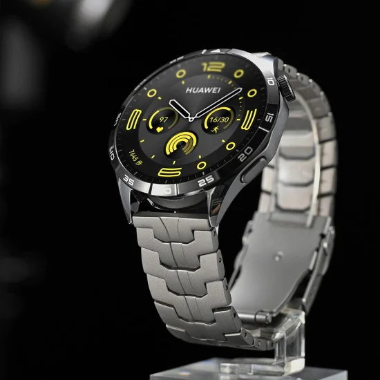 Каишка за Huawei Watch GT 2 (46 мм)/GT 2 Pro/GT 3 Pro (46 мм)/Ultimate, Xiaomi Watch S1 - Каишка за часовник (W063) - Сребрист