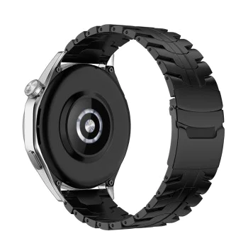 Каишка за Huawei Watch GT 2 (46mm)/GT 2 Pro/GT 3 Pro (46mm)/Ultimate, Xiaomi Watch S1 - Каишка за часовник (W063) - Черен