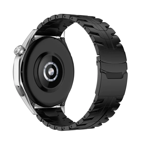 Каишка за Huawei Watch GT 2 (46mm)/GT 2 Pro/GT 3 Pro (46mm)/Ultimate, Xiaomi Watch S1 - Каишка за часовник (W063) - Черен