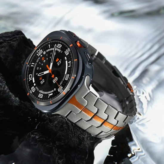 Каишка за Samsung Galaxy Watch Ultra 47mm - Каишка за часовник (W063) - Титаниево оранжево
