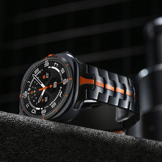 Каишка за Samsung Galaxy Watch Ultra 47mm - Каишка за часовник (W063) - Черна